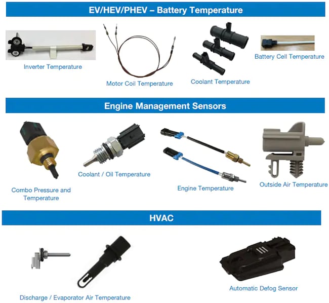 Amphenol Advanced Sensors Noise Immune NTC Type NKI Thermistors